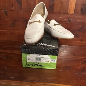 Sam Edelman Women's White Loafers